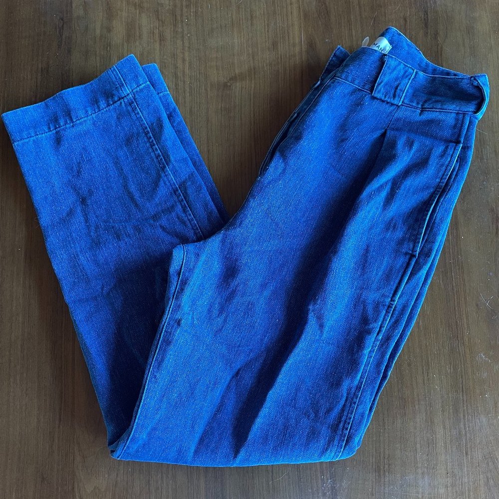 High Rise Jade Pant Blue - Picture 5 of 6